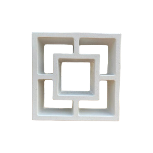 White Town Square Terracotta  Jali