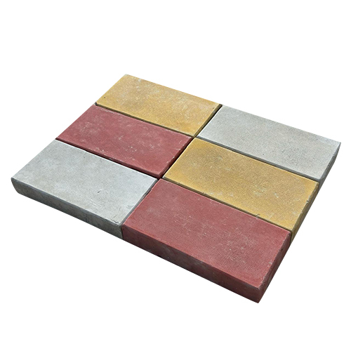 60mm Brick 3 Colour Chequered Tiles