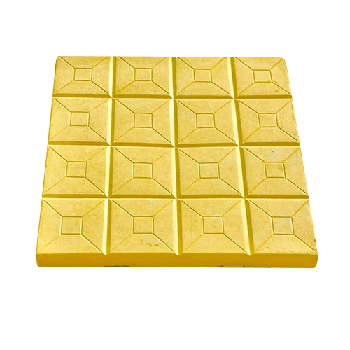 25mm Yellow Chequered Tiles