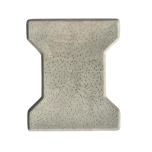 80mm Gray Dumble I Section Paver Block