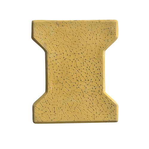 80mm Yellow Dumble I Section Paver Block