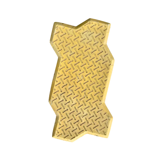 80mm Yellow Zebra Paver Block