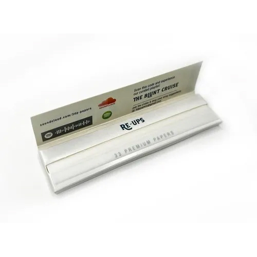 3DP Bleached White Rolling Paper Booklet