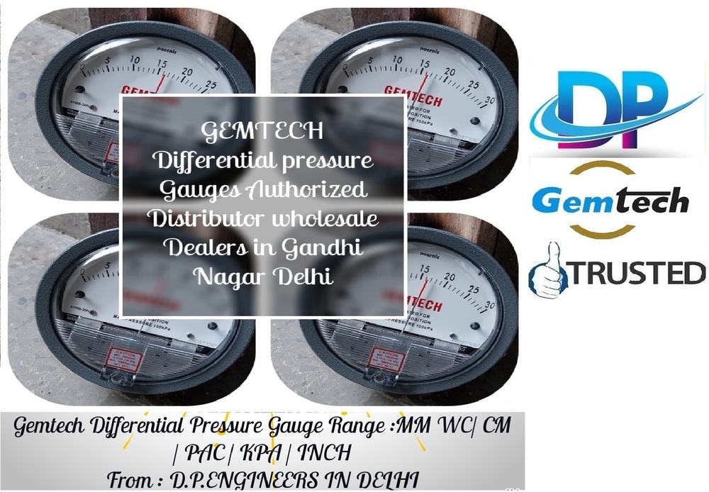 Gemtech Differential Pressure Gauge By Selaqui(industrial Area) - Selaqui Dehradun (Uttarakhand) - Accuracy: A 2% Of Full Span At 70 (21 (A 3% On -0
