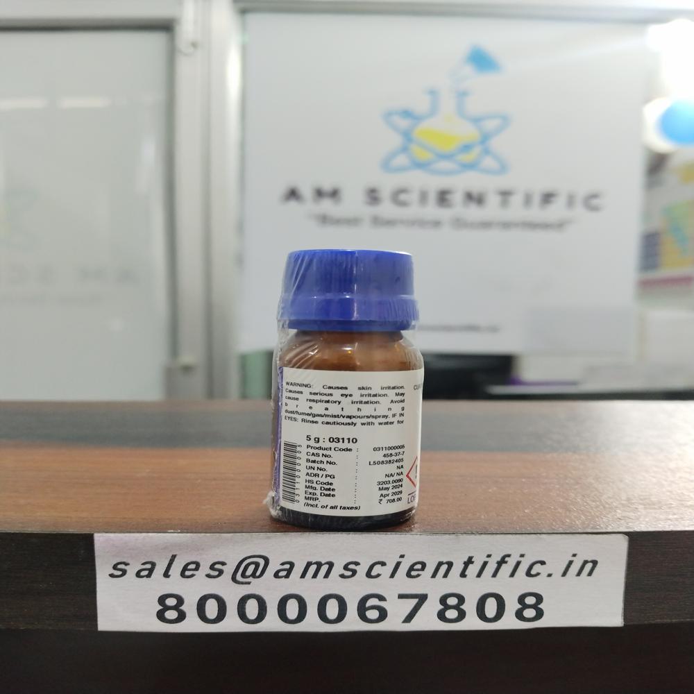 Curcumin Crystalline Extra Pure - Cas No: 458-37-7