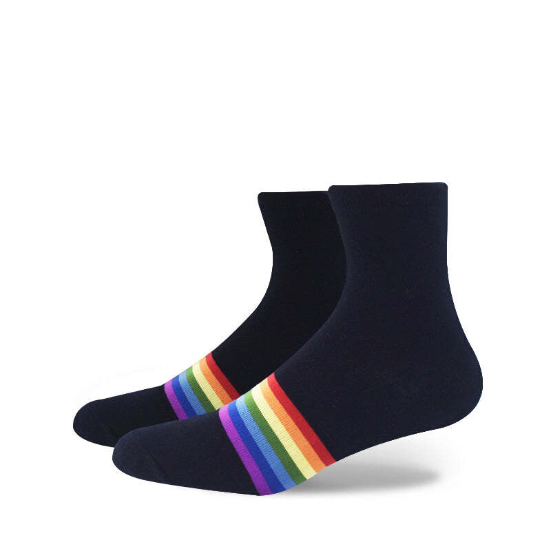 Men's Polyester Socks - High-quality Polyester, Adult Size, Black | Breathable, Moisture-wicking, Reinforced Toe And Heel, Comfortable Fit