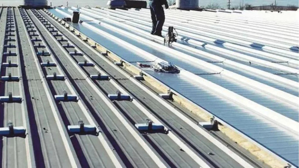 Standing Seam Roof System Installation