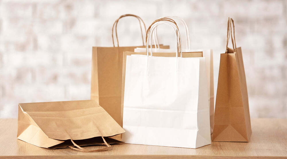 Eco Friendly Paper Bags - Kraft Paper, Variable Size, Brown Color | Twisted Paper Handle, Customizable Print Options, Ideal for Retail, Gifts, Food Packaging