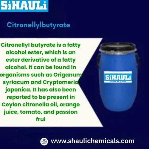 Citronellyl Butyrate (Butanoic Acid)