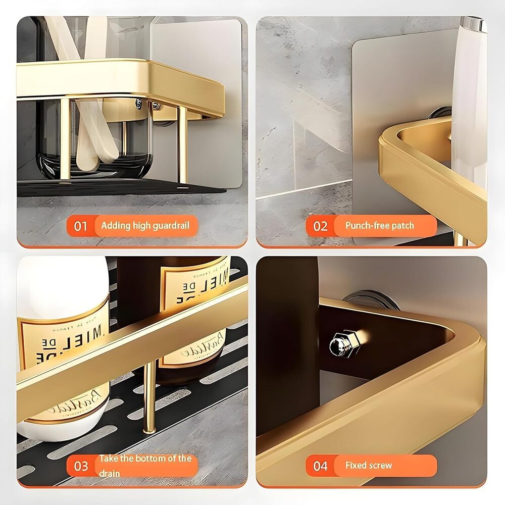 Bathroom Rack Golden