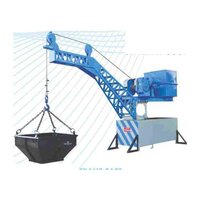 Orange Jk Mini 300 Crane With 1 Bucket - Color: Blue