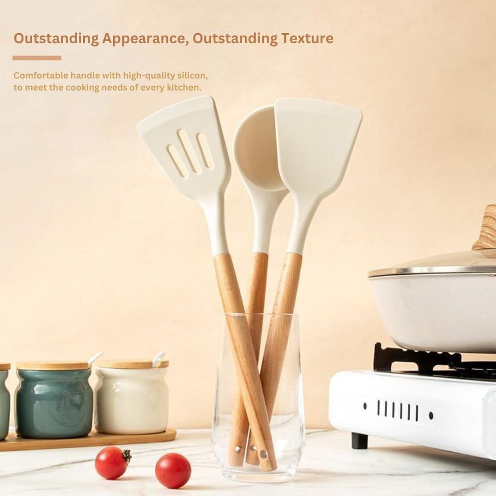 Silicone Spatula Set - Features: Good Quality