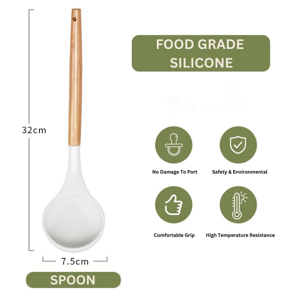Silicone Spatula Set - Features: Good Quality