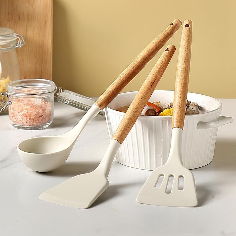 Silicone Spatula Set - Features: Good Quality