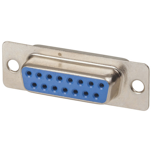 15 Pin D-Sub Connector F