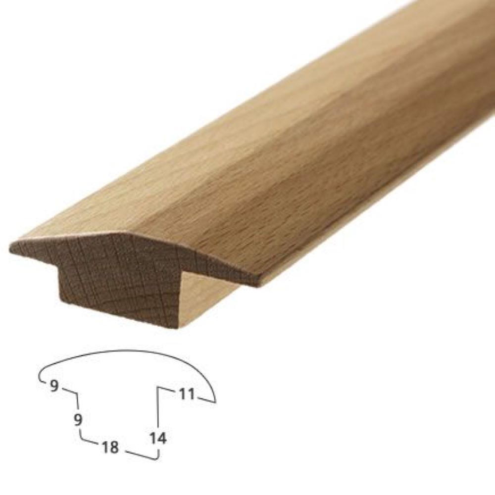 Solid T Profile - Material: Wood