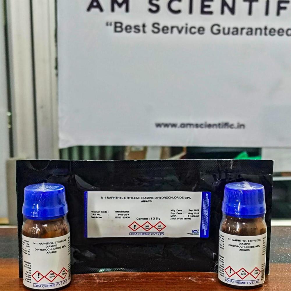 N 1 Naphthyl Ethylene Diamine Dihydrochloride Ar Ride Ar, Analytical Grade, 98% - Cas No: 1465-25-4