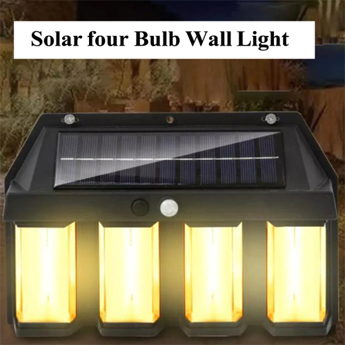Solar Four Bulb Wall Light - Application: Industrial
