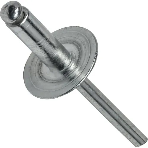 Large Flange Blind Rivet - Color: Silver