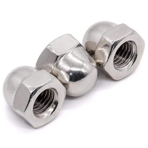 Ss Dome Nut - Color: Silver