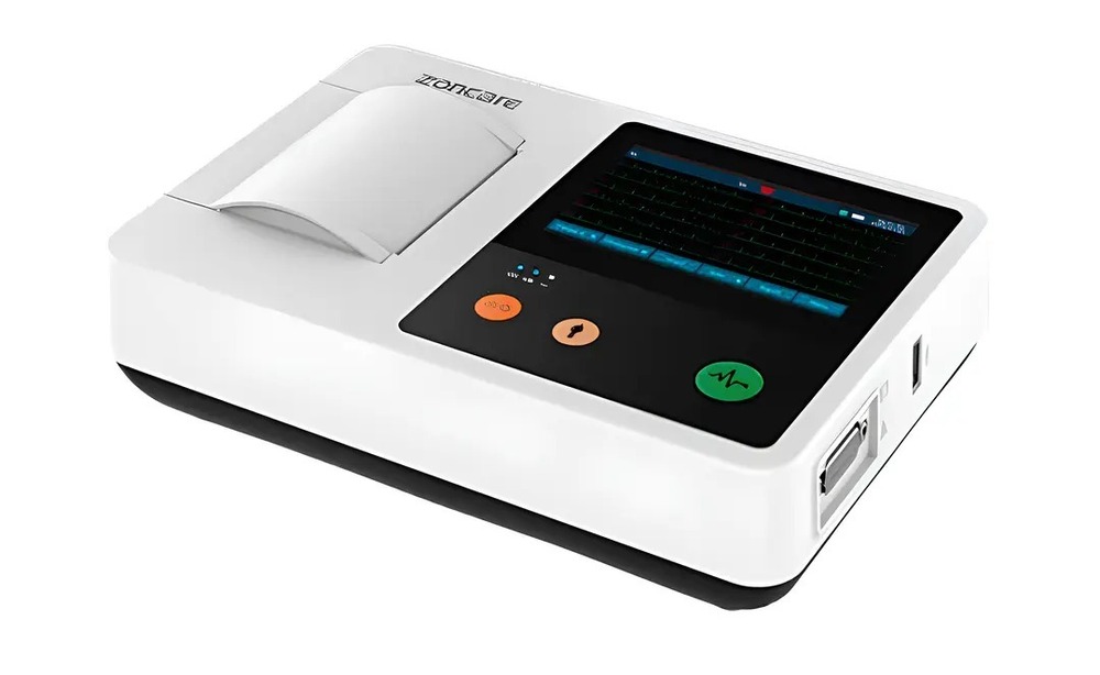 3 CHANNEL ECG MACHINE ZONE CARE
