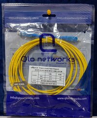 Qlo Networks Sc/pc-sc/pc Fiber Optic Patch Cord - Durable Jacket Material, Low Insertion Loss & High Return Loss For Reliable Signal Transmission