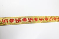 golden swastik lace