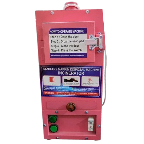 Sanitary Napkin Disposal Incinerator - Capacity: 50 Kg/Batch Kg