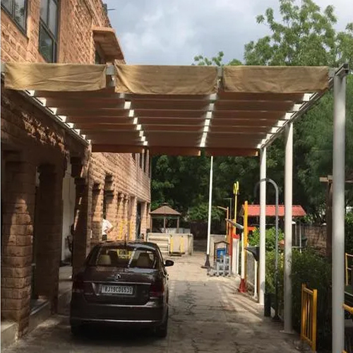 Retractable FRP Pergola