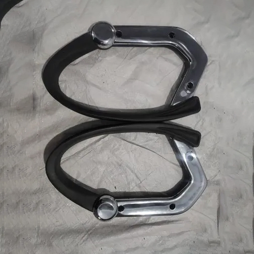 817 Chrome Office Chair Handle - Color: Black