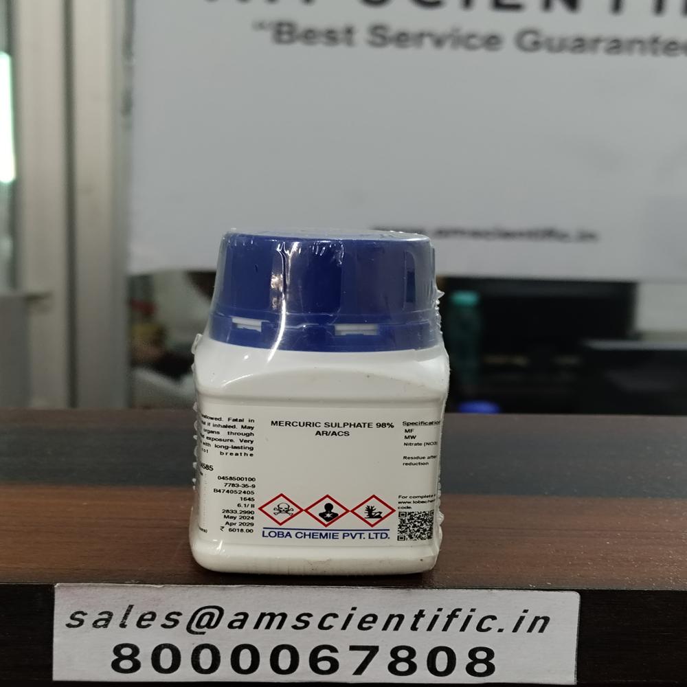 Mercuric Sulphate Ar - Cas No: 7783-35-9
