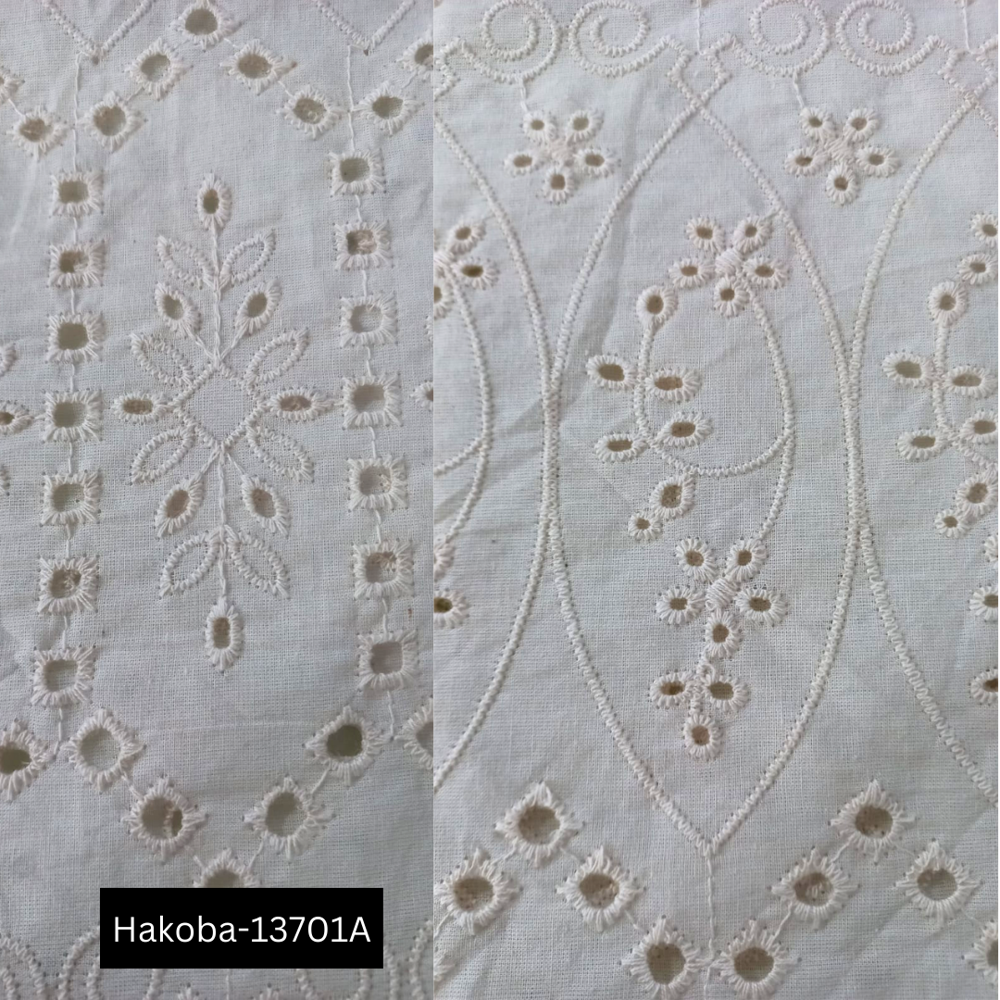 Luxury Cotton Lace Fabric, High-quality Embroidery Textile For Bulk Buyers