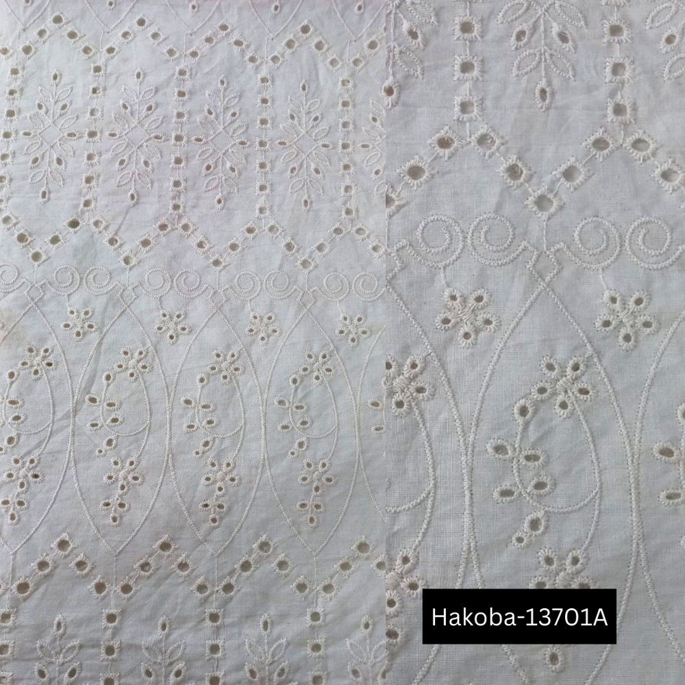 Luxury Cotton Lace Fabric, High-quality Embroidery Textile For Bulk Buyers