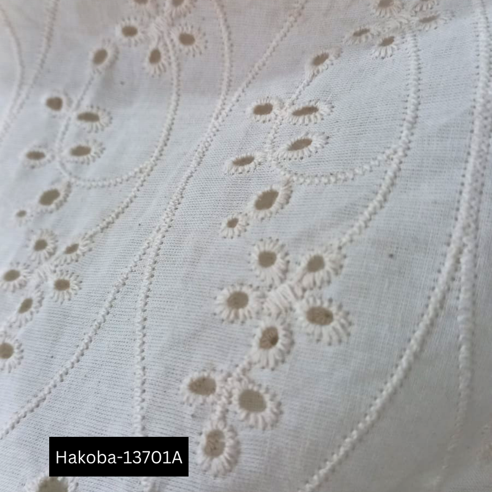 Luxury Cotton Lace Fabric, High-quality Embroidery Textile For Bulk Buyers