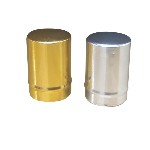 5Ml Cap With Single Line - Color: Golden And Silver