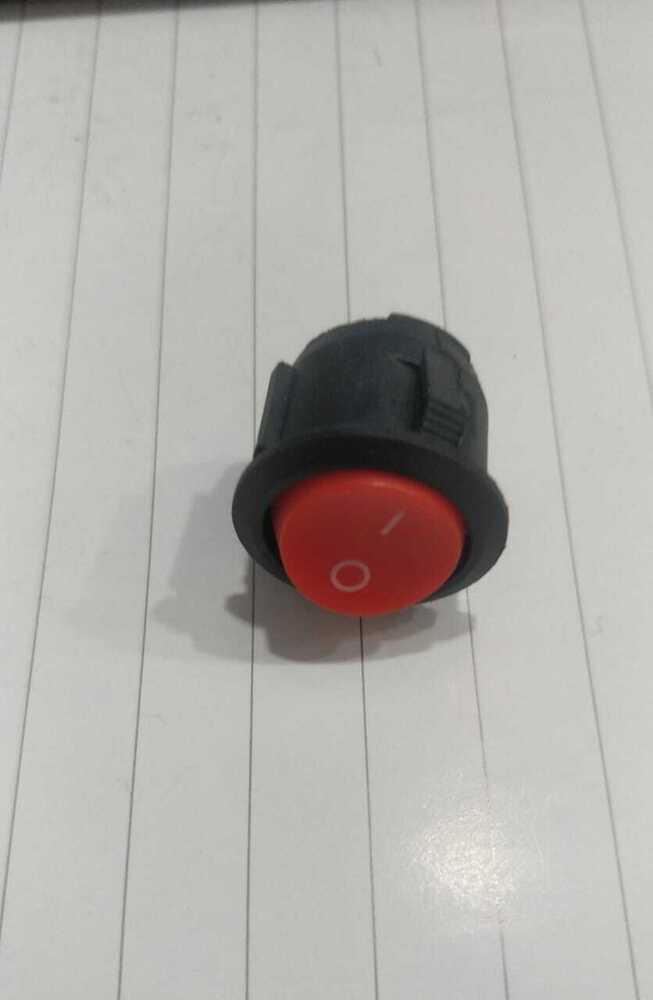 Rocker switch red 2 pin on off 