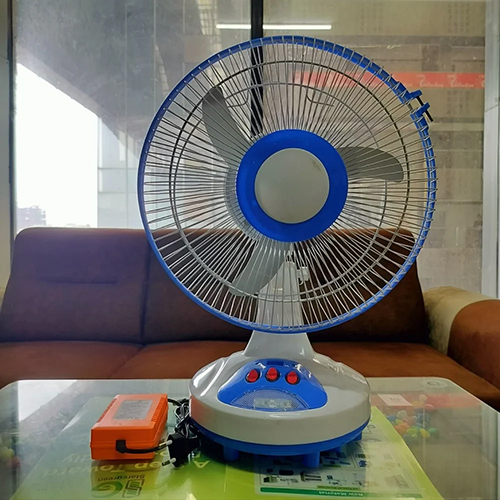 12V Dc Table Fan - Color: Blue