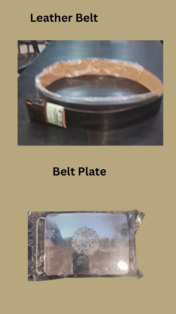 Ncc Leather Belt - Color: Brown