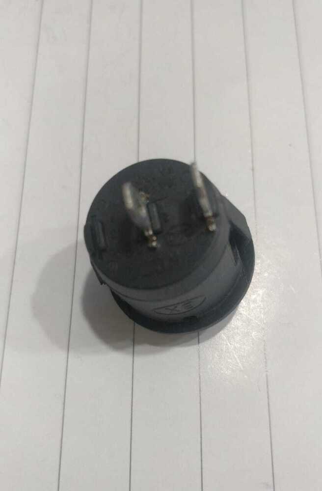 Rocker switch round black 2 pin on off 