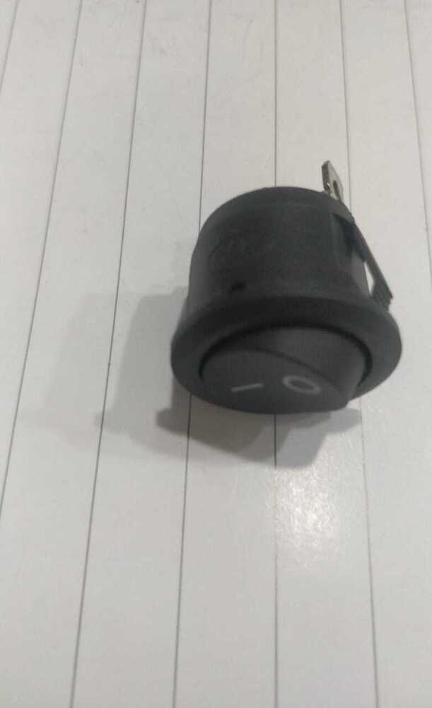  Rocker switch round black 2 pin on off 