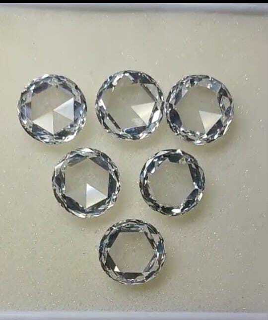 White Rose Cut Diamond