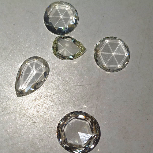 White Rose Cut Diamond