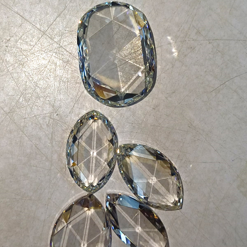 White Rose Cut Diamond