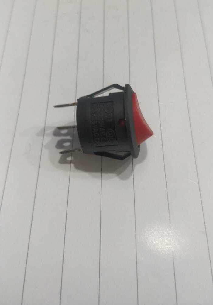 ROCKER SWITCH RED ON OFF 3 PIN