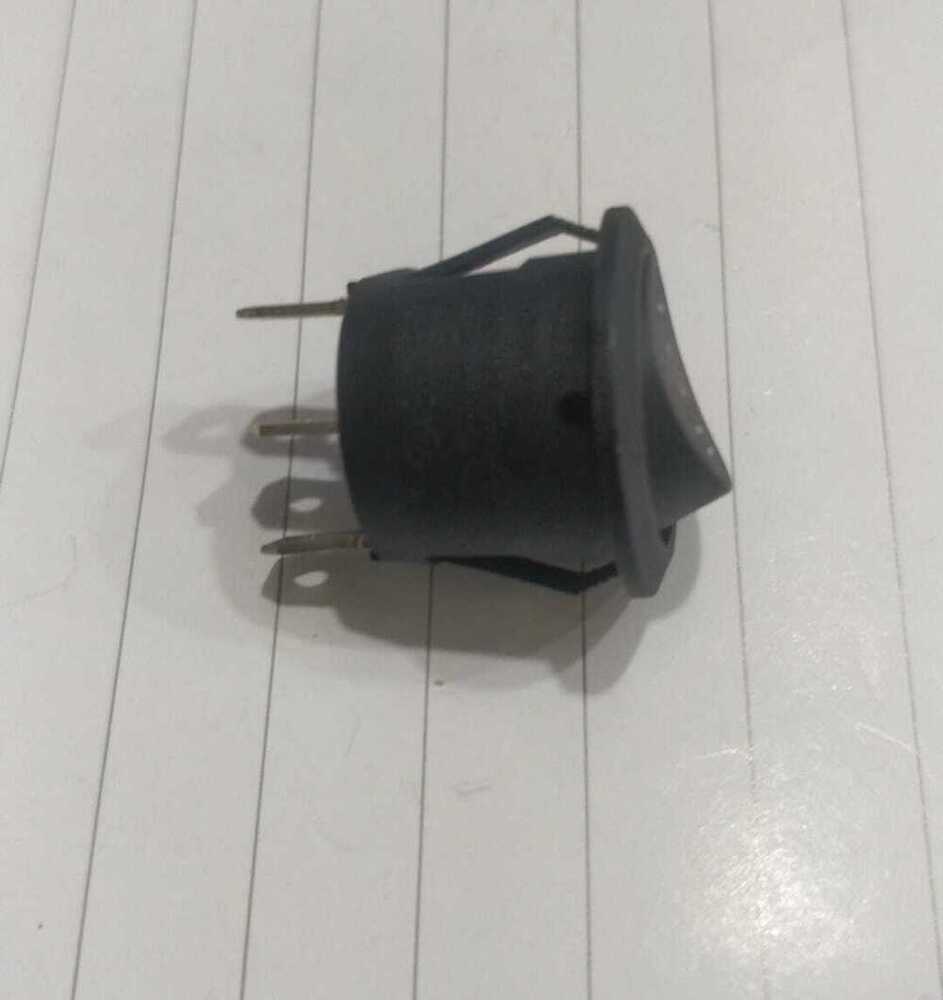 ROCKER SWITCH 3 PIN BLACK ON-OFF-ON