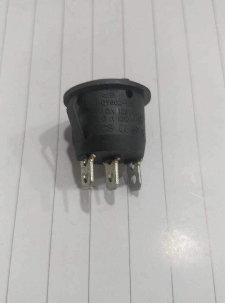 ROCKER SWITCH 3 PIN BLACK ON-OFF-ON