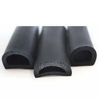 Epdm Rubber Profile - Natural Rubber, Customized Size, Black Color | 65 Shore A Hardness, Water Absorption, 120â°c Temperature Resistance For Automotive & Window Applications
