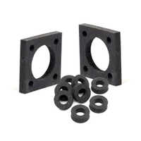 Sponge Rubber Gaskets - Color: Black