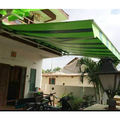 Green Polyester Awning