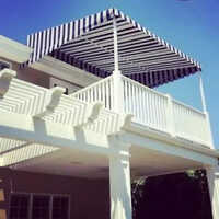 Terrace Shade Awning - Color: Blue